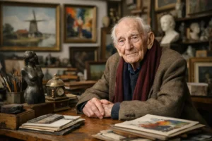 106-jarige kunstenaar zoekt nieuwe bestemming voor zijn verzameling