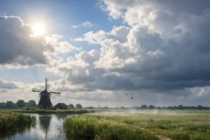 Afwisseling van zon en wolken met koelere temperaturen vandaag