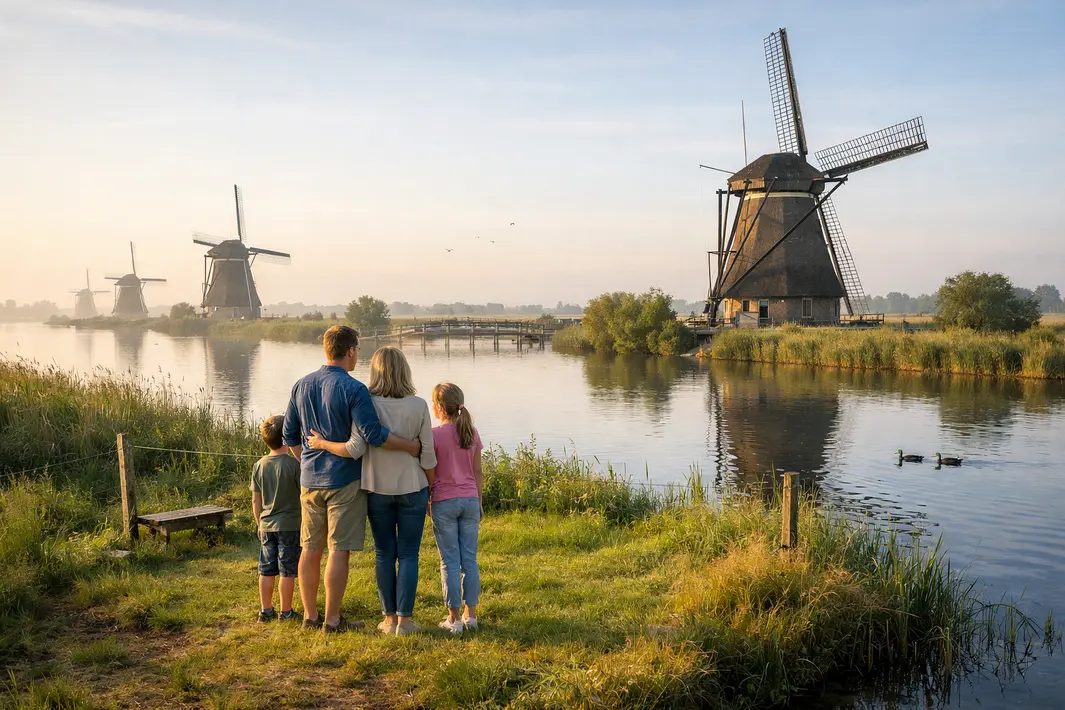 Barendrechtse familie wint uniek stukje grond van UNESCO Werelderfgoed Kinderdijk