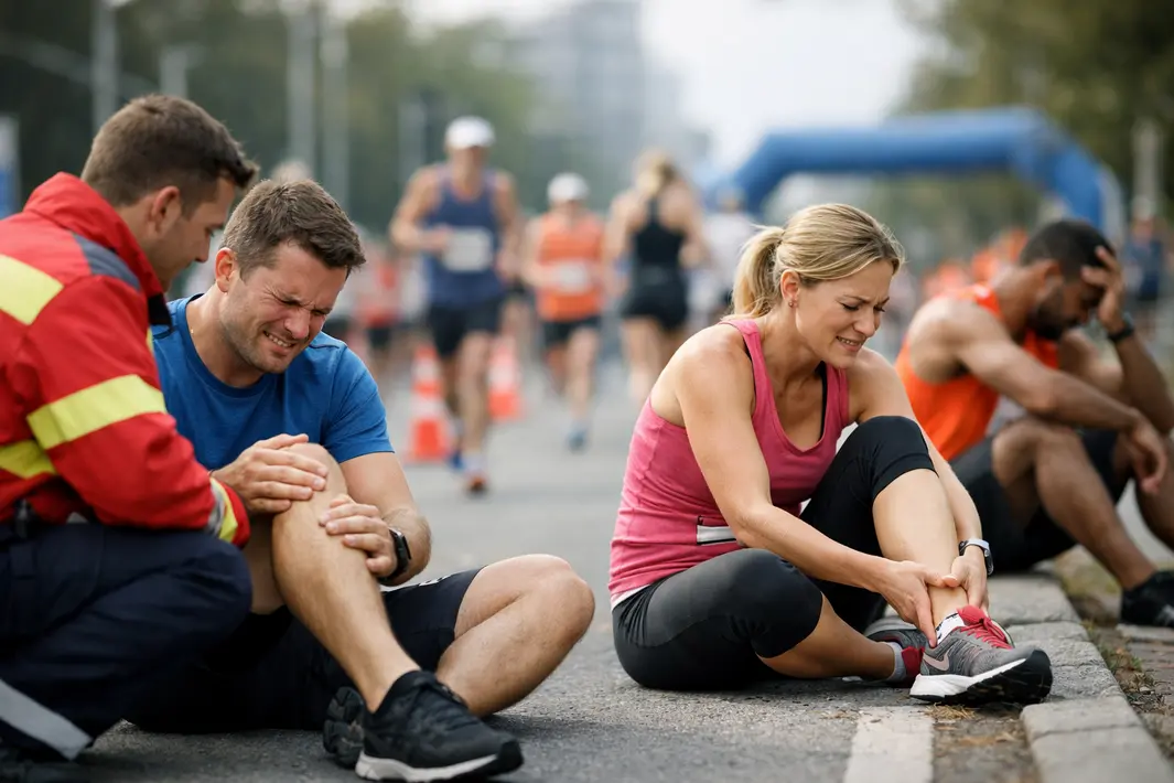 Blessures dwingen meerdere lopers af te zien van deelname aan marathon