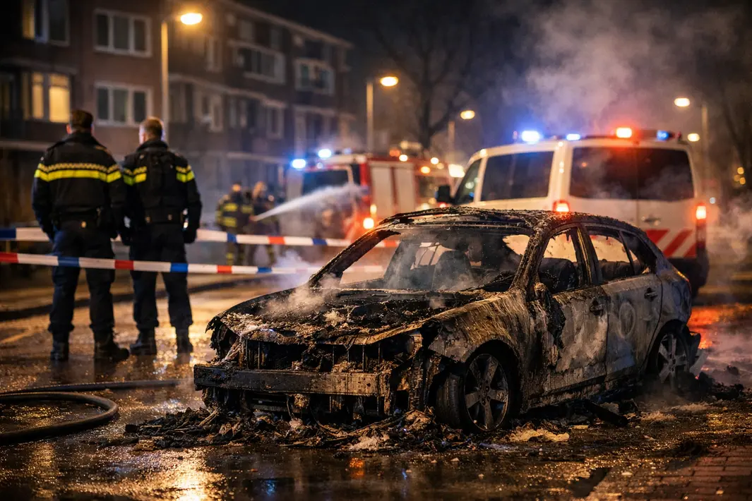 Brandstichting aan Nieuwpoortweg in Schiedam, politie zoekt getuigen