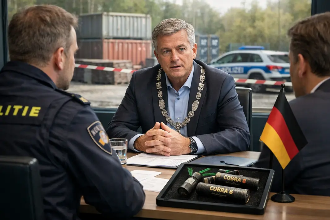 Crisisoverleg na stijging explosies: burgemeester bespreekt opslag van cobra’s in Duitsland