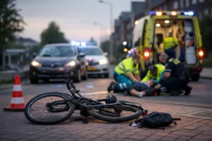 Fietser gewond na aanrijding met auto in Berkel en Rodenrijs
