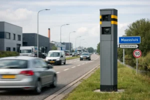 Flitspaal komt op Industrieweg in Maassluis vanwege klachten over hoge snelheid