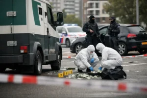 Gewapende overval op geldtransport in Rotterdam-Kralingen