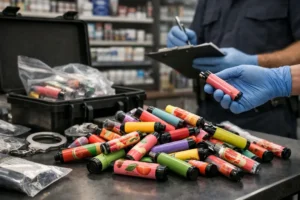 Illegale vapes met smaakjes ontdekt in Dordtse tabakszaak