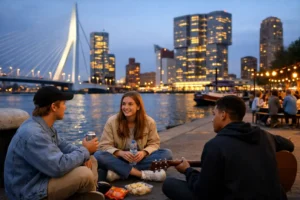 Jongeren zoeken alternatieven nu avondje uit duur wordt in Rotterdam