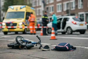 Kind betrokken bij aanrijding in Rotterdam-Delfshaven, bestuurder onbekend