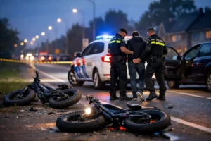 Man opgepakt na vlucht na aanrijding met twee fatbikers