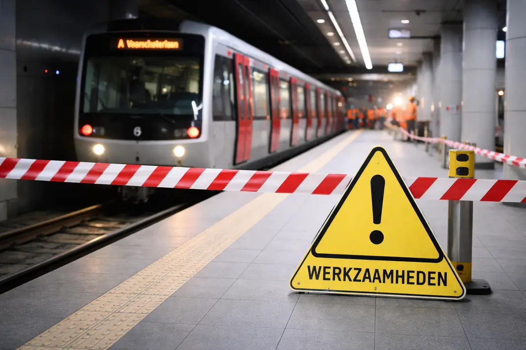 Metrovervoer tussen Beurs en Voorschoterlaan voorlopig stilgelegd door werkzaamheden