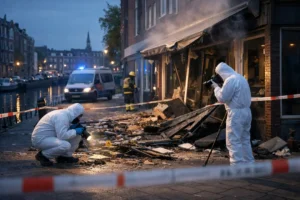 Onderzoek naar explosie bij restaurant in Rotterdam-Crooswijk