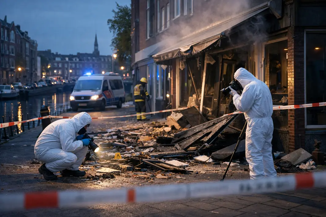Onderzoek naar explosie bij restaurant in Rotterdam-Crooswijk