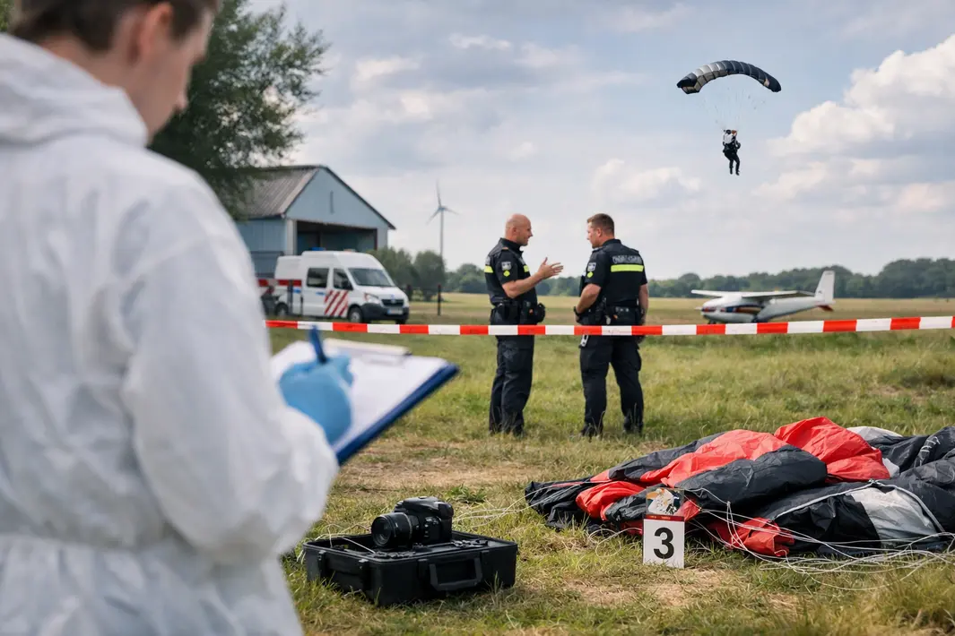 Onderzoek naar overlijden parachutist in Rhoon na sprong