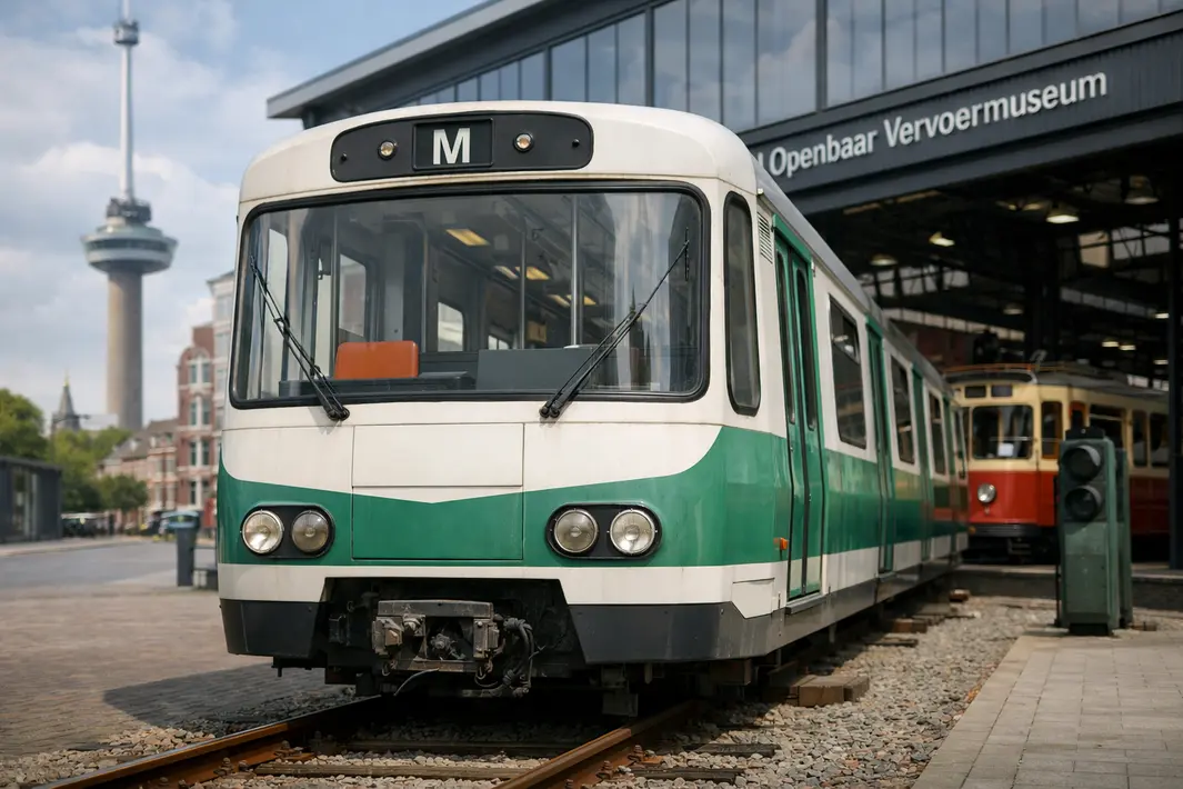 Oude Rotterdamse metrokop krijgt plek in Nationaal Openbaar Vervoermuseum