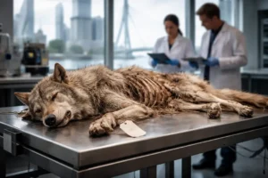 Resten van overleden wolf Bram mogelijk tentoongesteld in Rotterdam