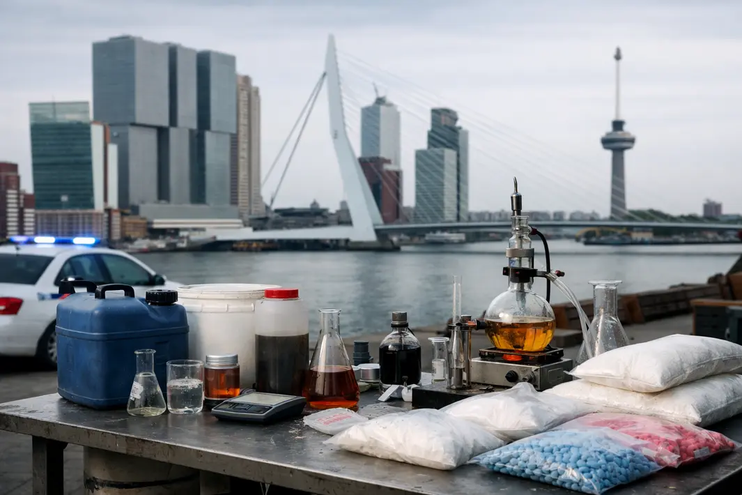 Rotterdam leidt opnieuw in aantal ontdekte heroïnelabs en synthetische drugslocaties