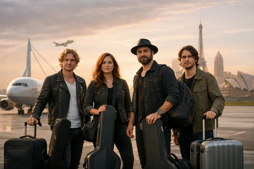 Rotterdamse band maakt internationale doorbraak met optredens wereldwijd