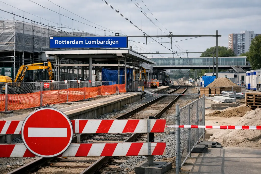 Station Rotterdam-Lombardijen tijdelijk gesloten vanwege renovatie