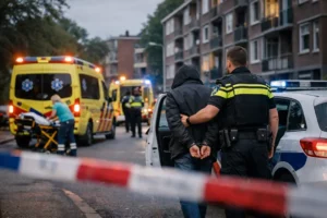 Twee gewonden bij steekincident in Rotterdam-Charlois, verdachte gearresteerd