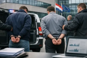 Twee mannen aangehouden voor mogelijk delen van vertrouwelijke gegevens