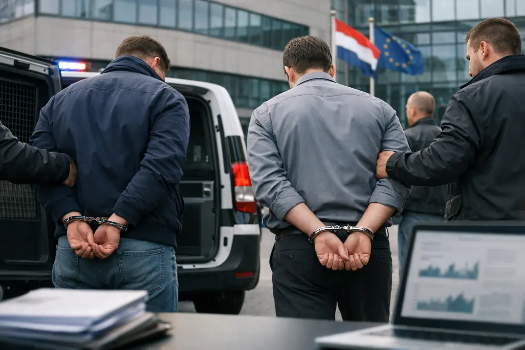 Twee mannen aangehouden voor mogelijk delen van vertrouwelijke gegevens