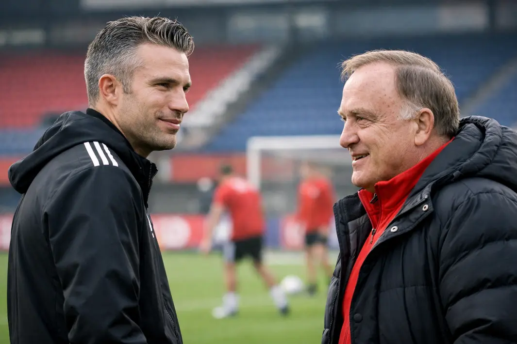 Van Persie waardeert rol Advocaat binnen Feyenoord en hoopt op voortzetting