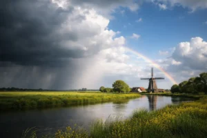 Veranderlijk weer met kans op buien en afnemende wind