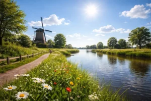 Zonnige en droge dag met aangename temperaturen