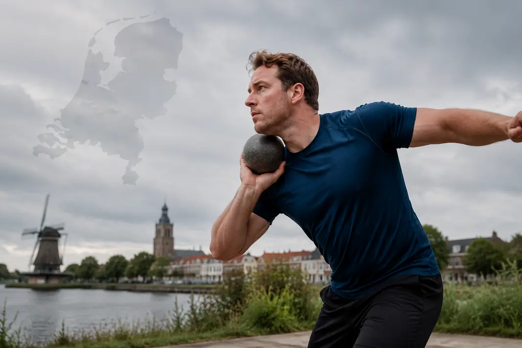 Gymleraar uit Middelharnis vertegenwoordigt Nederland op WK in onbekende werpsport