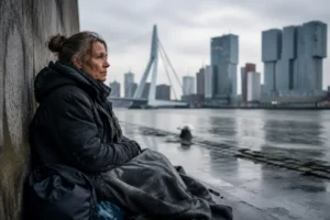 Leven op straat kost zijn tol voor vrouw na dertig jaar overleven in Rotterdam