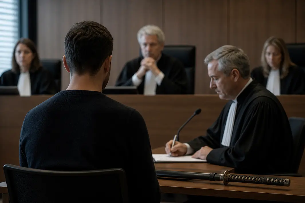 Man voor de rechter na incident met samoeraizwaard tijdens huiselijk conflict