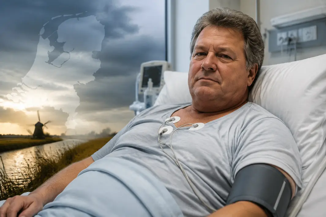 Ondernemer Hennie van der Most opgenomen met hartkloppingen