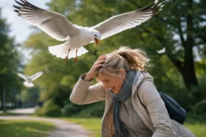 Wat te doen bij een onverwachte aanval van een beschermende vogel