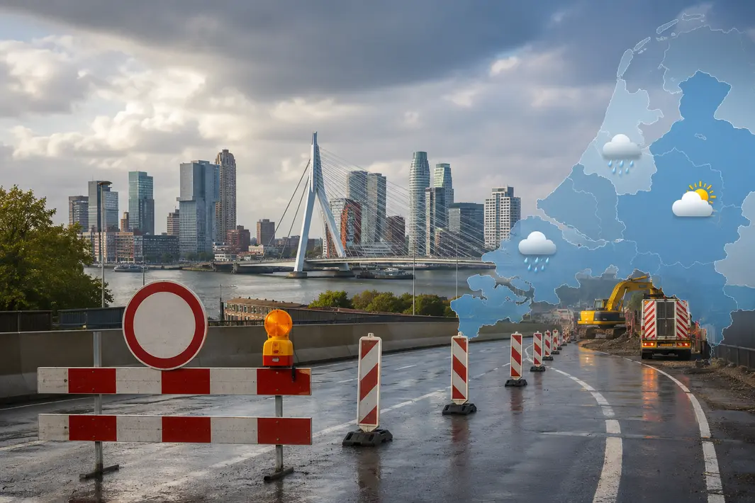 Wegafsluitingen en wegwerkzaamheden in regio Rijnmond deze week