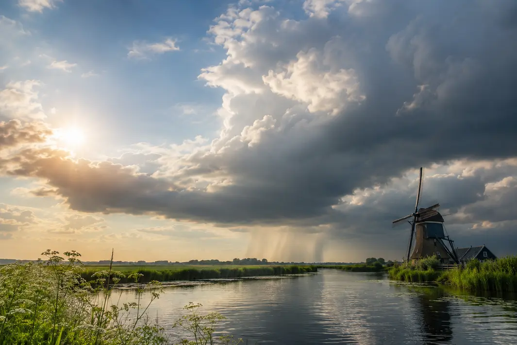 Wisselend weer met zon en enkele buien vandaag