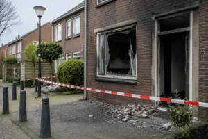 Woning in Spijkenisse tijdelijk gesloten om veiligheidsredenen na explosies
