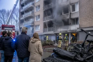 Brand in flatwoning door fietsaccu zorgt voor tijdelijke ontruiming