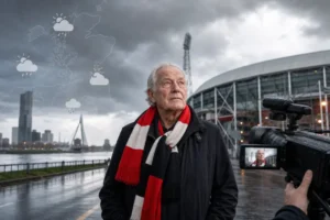 Feyenoord en videorecorder houden fervente supporter Piet Stevens (79) staande