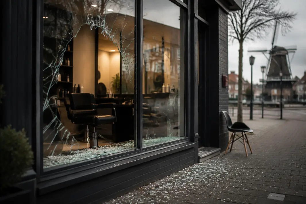 Kapperszaak in Schiedam-Oost getroffen door herhaalde vernielingen