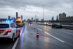 Man uit Rotterdam komt om bij ernstig verkeersongeval op A13