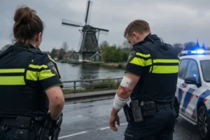 Twee agenten gewond bij aanhouding in Nieuw-Lekkerland